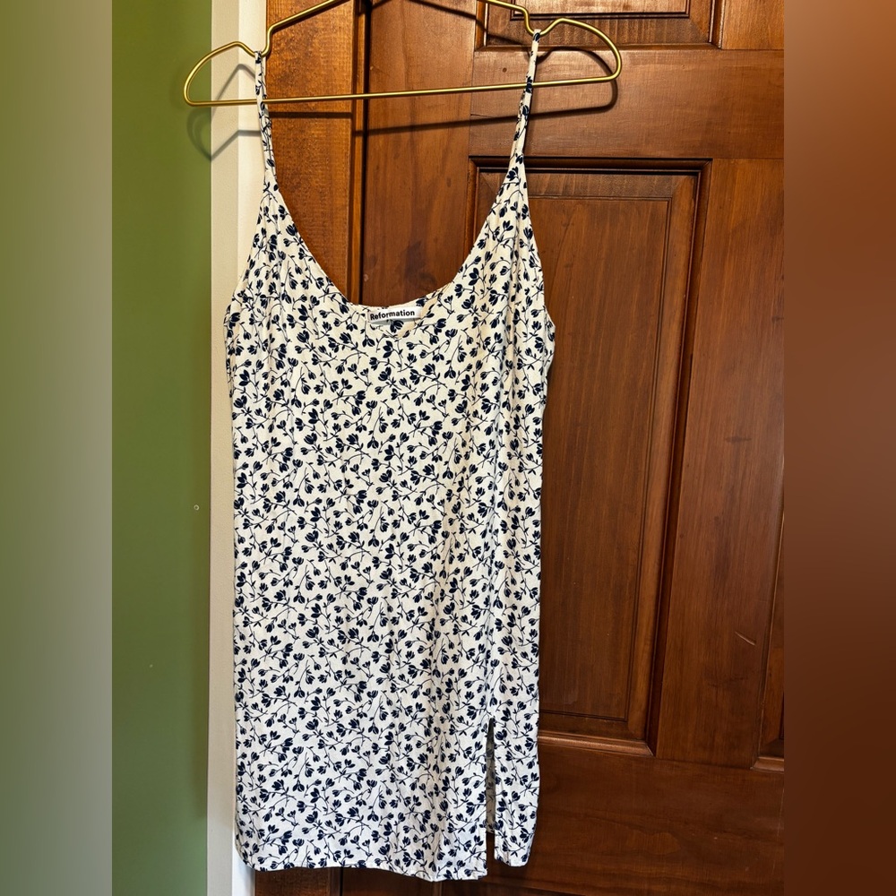 Reformation Marlowe Floral Mini Dress